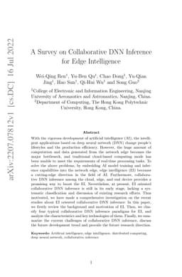 A Survey on Collaborative DNN Inference for Edge Intelligence