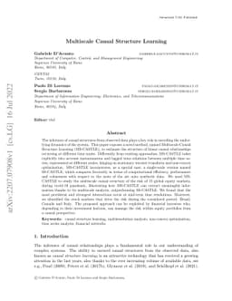 Multiscale Causal Structure Learning