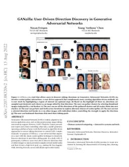GANzilla: User-Driven Direction Discovery in Generative Adversarial
  Networks