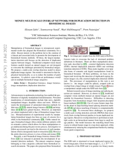 MONet: Multi-scale Overlap Network for Duplication Detection in
  Biomedical Images