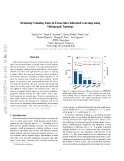 Reducing Training Time in Cross-Silo Federated Learning using Multigraph
  Topology