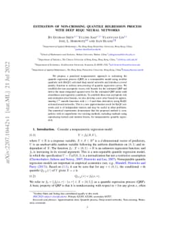 Estimation of Non-Crossing Quantile Regression Process with Deep ReQU
  Neural Networks