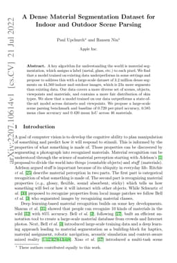 A Dense Material Segmentation Dataset for Indoor and Outdoor Scene
  Parsing