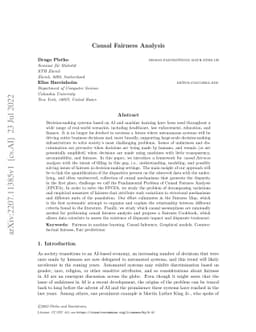 Causal Fairness Analysis