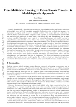 From Multi-label Learning to Cross-Domain Transfer: A Model-Agnostic
  Approach