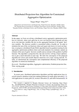 Distributed Projection-free Algorithm for Constrained Aggregative
  Optimization