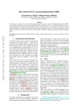 How much of UCCA can be predicted from AMR?