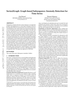 Series2Graph: Graph-based Subsequence Anomaly Detection for Time Series