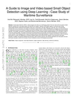 A Guide to Image and Video based Small Object Detection using Deep
  Learning : Case Study of Maritime Surveillance