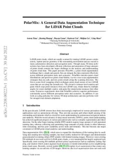 PolarMix: A General Data Augmentation Technique for LiDAR Point Clouds