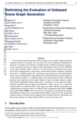 Rethinking the Evaluation of Unbiased Scene Graph Generation