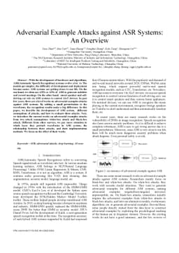 Adversarial Attacks on ASR Systems: An Overview