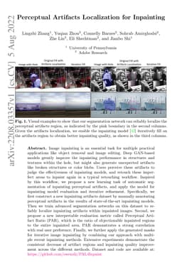 Perceptual Artifacts Localization for Inpainting