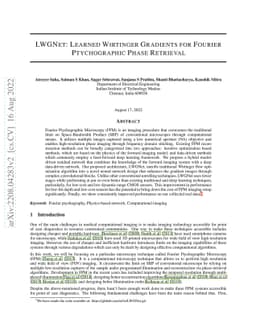 LWGNet: Learned Wirtinger Gradients for Fourier Ptychographic Phase
  Retrieval