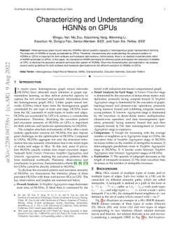 Characterizing and Understanding HGNNs on GPUs