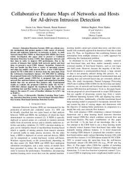 Collaborative Feature Maps of Networks and Hosts for AI-driven Intrusion
  Detection