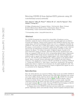 Detecting COVID-19 from digitized ECG printouts using 1D convolutional
  neural networks