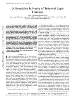 Differentiable Inference of Temporal Logic Formulas