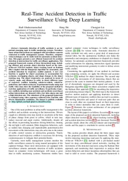 Real-Time Accident Detection in Traffic Surveillance Using Deep Learning