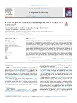 A hands-on gaze on HTTP/3 security through the lens of HTTP/2 and a
  public dataset