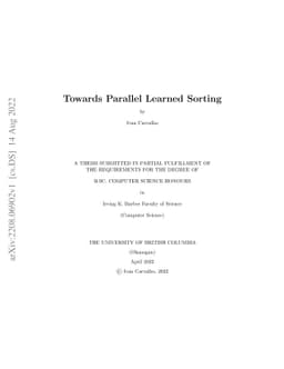 Towards Parallel Learned Sorting