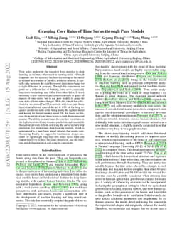 Grasping Core Rules of Time Series through Pure Models