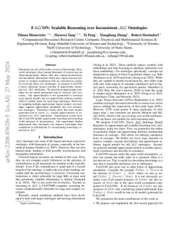 FALCON: Scalable Reasoning over Inconsistent ALC Ontologies