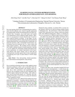 Learning Facial Liveness Representation for Domain Generalized Face
  Anti-spoofing