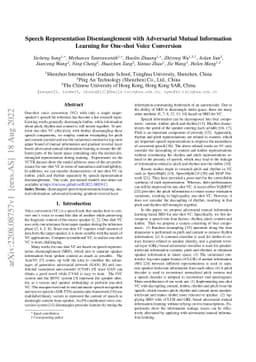 Speech Representation Disentanglement with Adversarial Mutual
  Information Learning for One-shot Voice Conversion