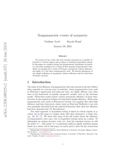 Efficiency of nonparametric e-tests