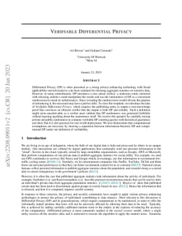 Verifiable Differential Privacy