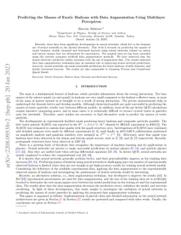 Predicting the Masses of Exotic Hadrons with Data Augmentation Using
  Multilayer Perceptron