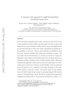 A semantic web approach to uplift decentralized household energy data