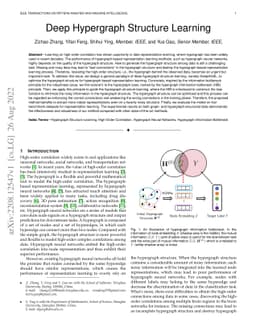 Deep Hypergraph Structure Learning
