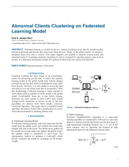 Abnormal Local Clustering in Federated Learning