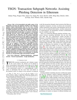 TSGN: Transaction Subgraph Networks Assisting Phishing Detection in
  Ethereum