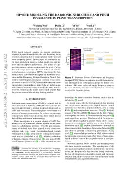 HPPNet: Modeling the Harmonic Structure and Pitch Invariance in Piano
  Transcription