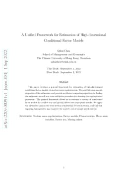 A Unified Framework for Estimation of High-dimensional Conditional
  Factor Models