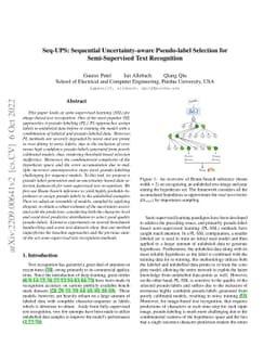 Seq-UPS: Sequential Uncertainty-aware Pseudo-label Selection for
  Semi-Supervised Text Recognition