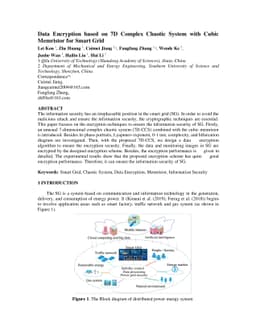 Data Encryption based on 7D Complex Chaotic System with Cubic Memristor
  for Smart Grid