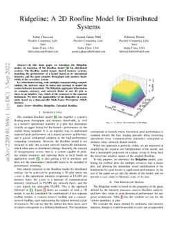 Ridgeline: A 2D Roofline Model for Distributed Systems