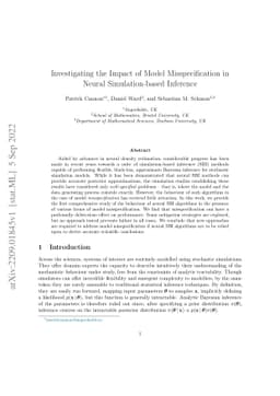 Investigating the Impact of Model Misspecification in Neural
  Simulation-based Inference