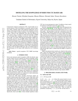 Distilling the Knowledge of BERT for CTC-based ASR