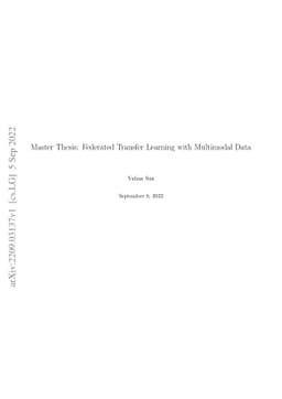 Federated Transfer Learning with Multimodal Data