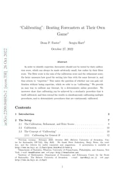 "Calibeating": Beating Forecasters at Their Own Game