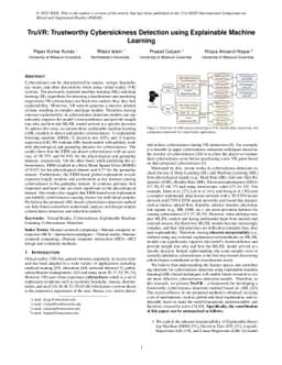 TruVR: Trustworthy Cybersickness Detection using Explainable Machine
  Learning