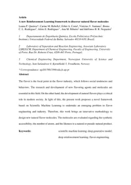 A new Reinforcement Learning framework to discover natural flavor
  molecules