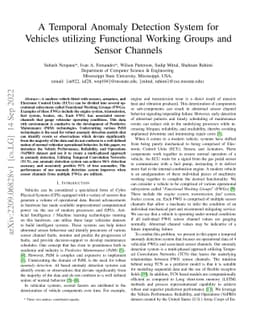 A Temporal Anomaly Detection System for Vehicles utilizing Functional
  Working Groups and Sensor Channels