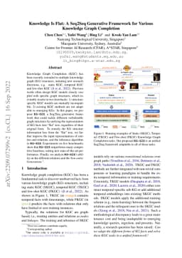 Knowledge Is Flat: A Seq2Seq Generative Framework for Various Knowledge
  Graph Completion
