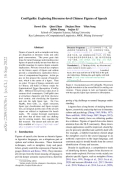 ConFiguRe: Exploring Discourse-level Chinese Figures of Speech